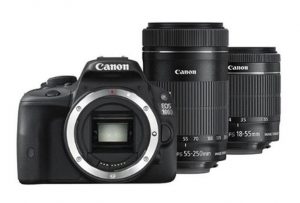 Canon Kiss X7 (100D) Digital Camera With 18-55mm IS STM and 55-250mm IS II قیمت: 2295000 پیش پرداخت 800000 6 قسط مبلغ هر چک 284000